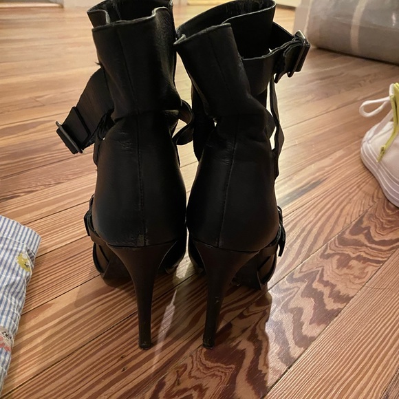 Aldo black buckler Moto boots - size 37 - Picture 4 of 5